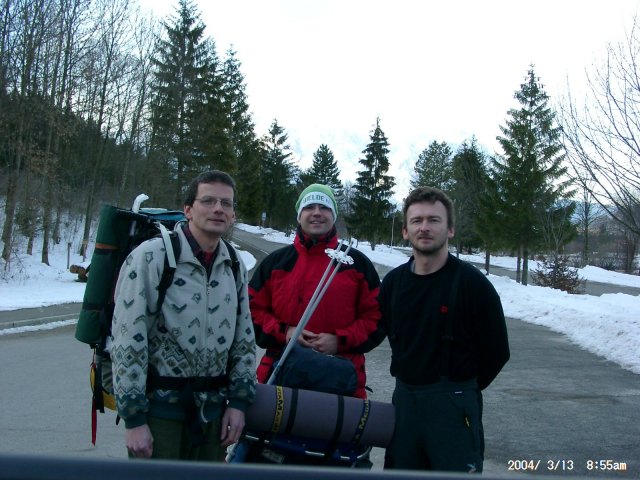 Das Team: Jörg, Albert und Max